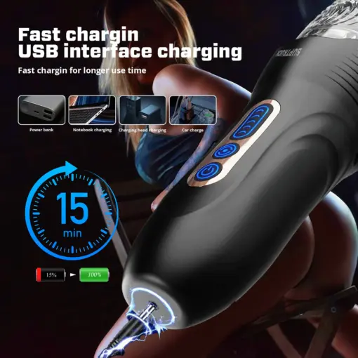 FLUX-X Suptruck™ Deep Pulse Suction & Sensual Vibration Stroker with 10 Modes - Image 5