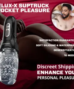 FLUX-X Suptruck™ Deep Pulse Suction & Sensual Vibration Stroker with 10 Modes