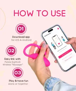 PULSEA Suptruck X15 Wireless Massager 📱 Global Control & 15 Modes