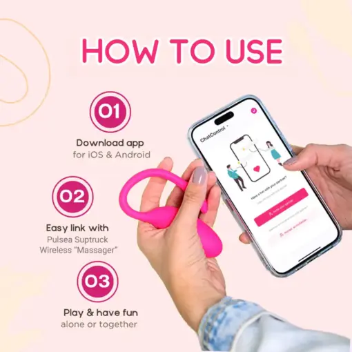 PULSEA Suptruck X15 Wireless Massager 📱 Global Control & 15 Modes
