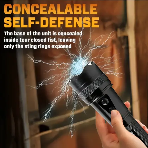 SUPTRUCK™ VoltGuard X95 Tactical Stun Flashlight