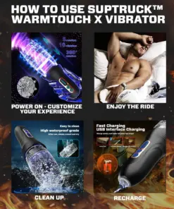 SUPTRUCK™ WarmTouch X Vibrator