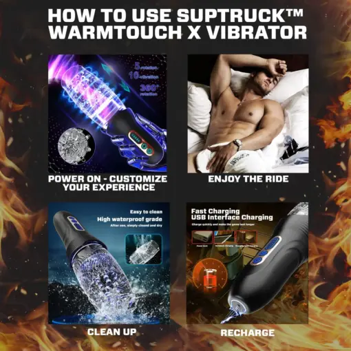 SUPTRUCK™ WarmTouch X Vibrator