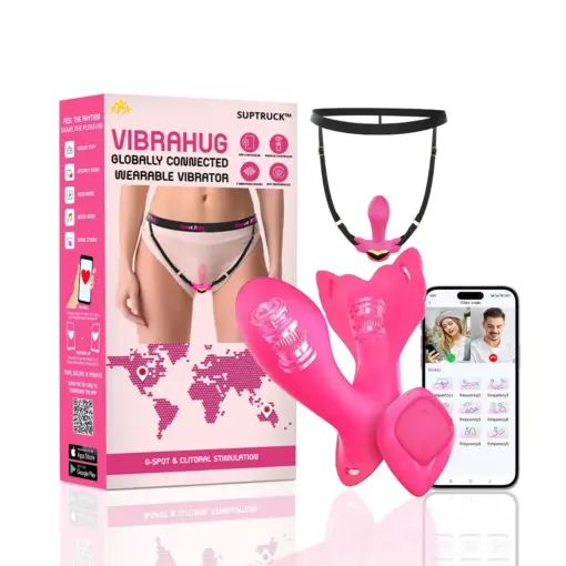 VibraHug Suptruck™ Wearable Vibrator X9 📱 Pulse Panty Global Control & 9 Modes