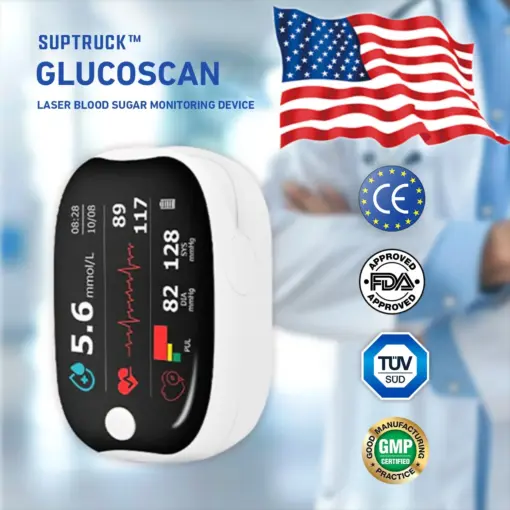 Suptruck™ Laser Blood Glucose Monitoring Device
