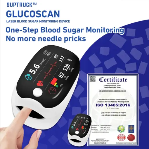 Suptruck™ Laser Blood Glucose Monitoring Device