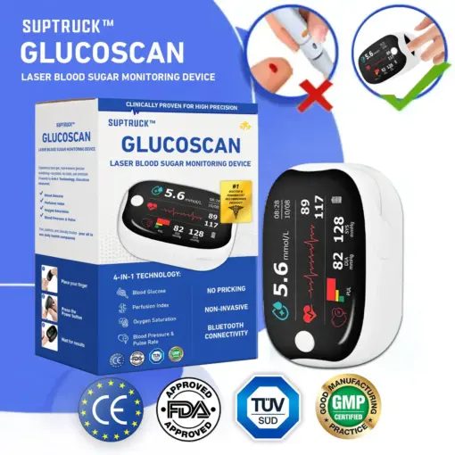 Suptruck™ Laser Blood Glucose Monitoring Device