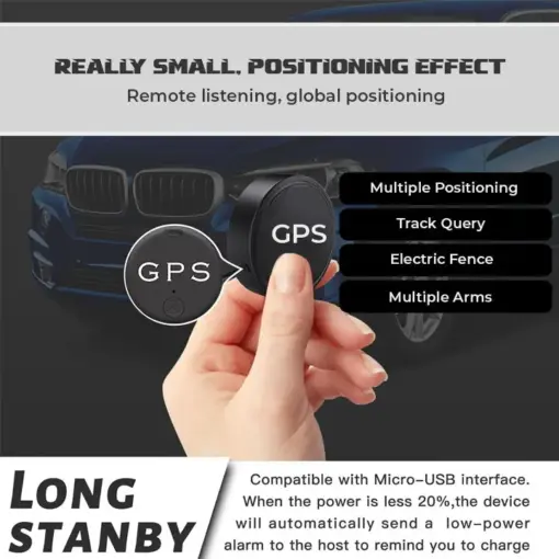 Suptruck™ EasyFind SECURE Mini Magnetic GPS Tracker