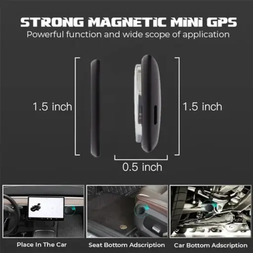Suptruck™ EasyFind SECURE Mini Magnetic GPS Tracker