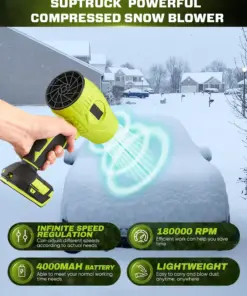 SUPTRUCK™ 5000W Turbo Jet Fan Snow Blower 2.0