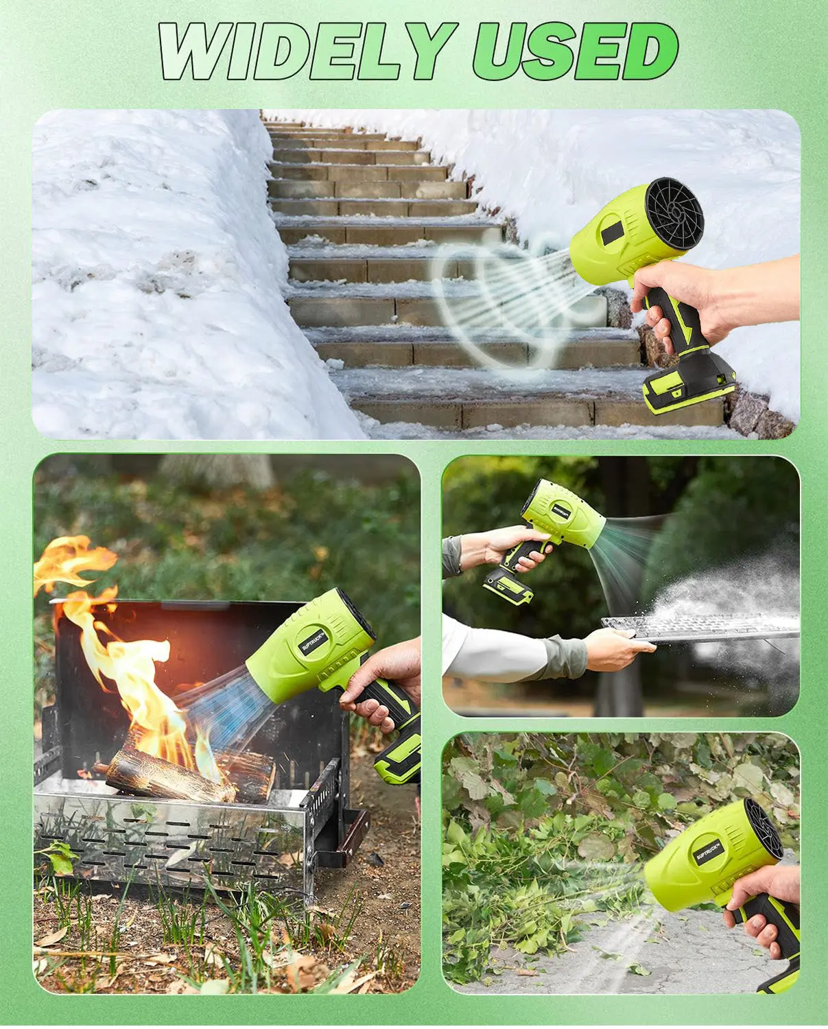 SUPTRUCK™ 5000W Turbo Jet Fan Snow Blower 2.0