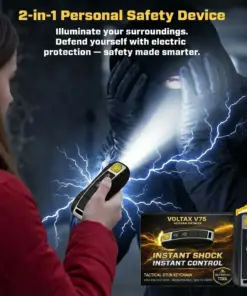 SUPTRUCK™ Voltax ShockForce 75M Stun Car Keychain 2026 Flash Sale 75 OFF