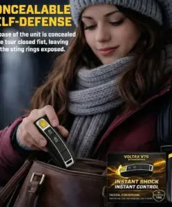 SUPTRUCK™ Voltax ShockForce 75M Stun Car Keychain 2026 Flash Sale 75 OFF