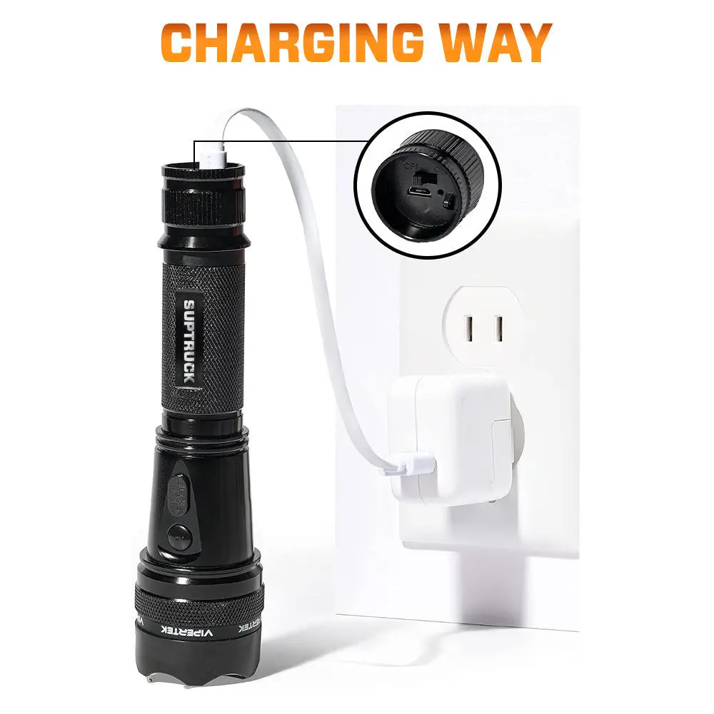 SUPTRUCK™ VoltGuard X95 2in1 Stun Flashlight