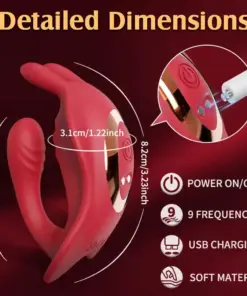 SecretPulse™ SUPTRUCK x9 Dual-Stimulation Wearable Massager